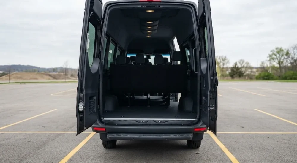 Mercedes Sprinter Van Back Side